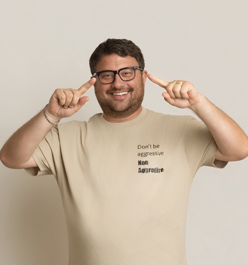 T-shirt Non Aggredire
